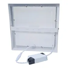 Luminaria Sobrepor 30x30 Plafon Led Bivolt Branco Frio 32w Foto mini 4