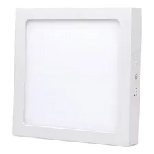 Luminaria Sobrepor 30x30 Plafon Led Bivolt Branco Frio 32w Foto mini 1