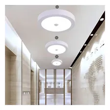 Luminária Sobrepor Painel Plafon Led Sensor De Presença 18w Foto mini 4