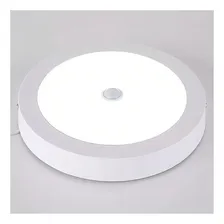 Luminária Sobrepor Painel Plafon Led Sensor De Presença 18w Foto mini 3