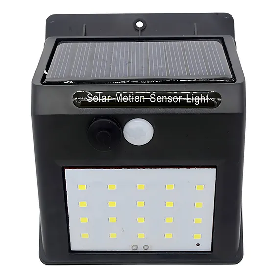 Luminaria Solar 20 Led Com Sensor De Presença Automático Foto 1