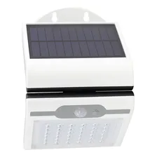 Luminária Solar Externa Arandela Jardim C/ Sensor 36leds 110v/220v Foto  mini 1
