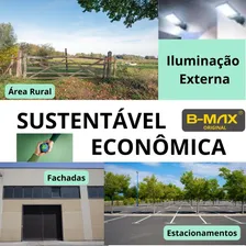 Luminaria Solar Externa Poste Led Com Sensor 100w Controle Foto mini 2