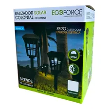 Luminária Solar Jardim Espeto Balizador Colonial Eco Force Foto mini 4
