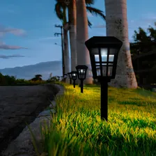 Luminária Solar Jardim Espeto Balizador Colonial Eco Force Foto mini  3