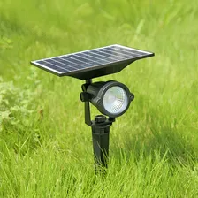 Luminaria Solar Luz Led Com Painel Solar Fotovoltaico Preto Foto mini 2