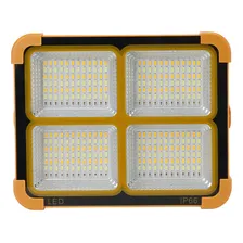 Luminária Solar Refletor Led Luz Branca Amarela Forte Noite Cor Luminária Solar 4 Tipos De Iluminação Foto mini 1