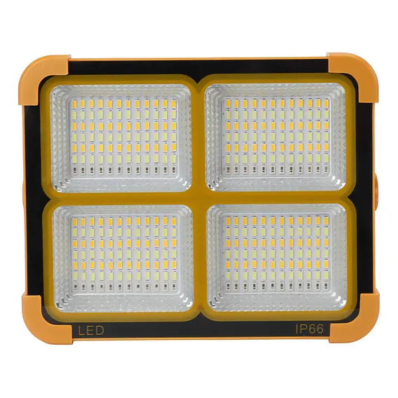 Luminária Solar Refletor Led Luz Branca Amarela Forte Noite Cor Luminária Solar 4 Tipos De Iluminação Foto 1