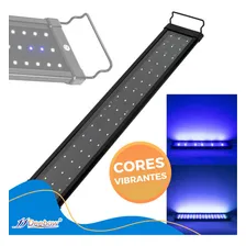 Luminária Super Slim Led Branca E Azul 60cm - ExtensÃvel Bivolt Foto mini 2