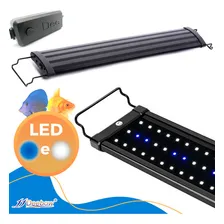 Luminária Super Slim Led Branca E Azul 60cm - ExtensÃvel Bivolt Foto mini 3
