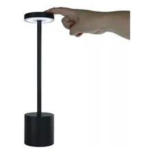 Luminária Table Light Led 40 Lumens Recarreg. Usb-c Nautika Cúpula Preto Estrutura Preto Foto mini  2