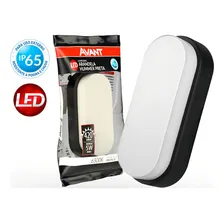 Luminaria Tartaruga Led Sobrepor Branca 5w 6500k Ip65 Biv Estrutura Preto 110V/220V Foto mini 1