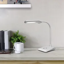 Luminária Tlm Flex Bivolt Mesa Led Taschibra Branco 6500k Foto mini 4