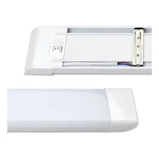 Luminária Tubular De Sobrepor Led Slim 54w Branco Frio 120cm 110V/220V Foto mini 4