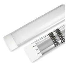 Luminária Tubular Led Slim Sobrepor 40w 120cm Branco Frio 110V/220V Foto mini 3
