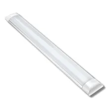 Luminária Tubular Led Slim Sobrepor 40w 120cm Branco Frio 127/220V Foto  mini 1