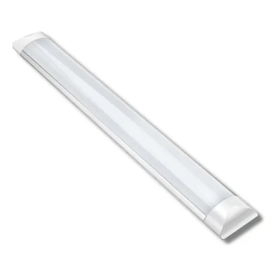 Luminária Tubular Led Slim Sobrepor 40w 120cm Branco Frio 127/220V Foto 1