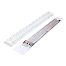 Luminária Tubular Sobrepor Led Linear 60cm 18w Branco Frio Foto mini 1
