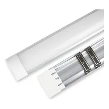 Luminária Tubular Sobrepor Led Slim 36w Branco Neutro 120cm 110v/220v Foto mini 2