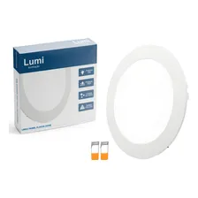 Luminario Painel Plafon Lumi Super Led Embutir Redondo 25w Bivolt Branco Frio Borda Fina Foto mini 1