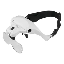 Lupa Branca De Cabeça Com Luz De Led E 5 Lentes Foto mini 4