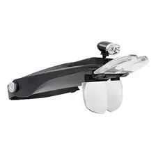 Lupa Cabeça Led Profissional 4 Lentes Solver Slc-1009 Foto mini 1
