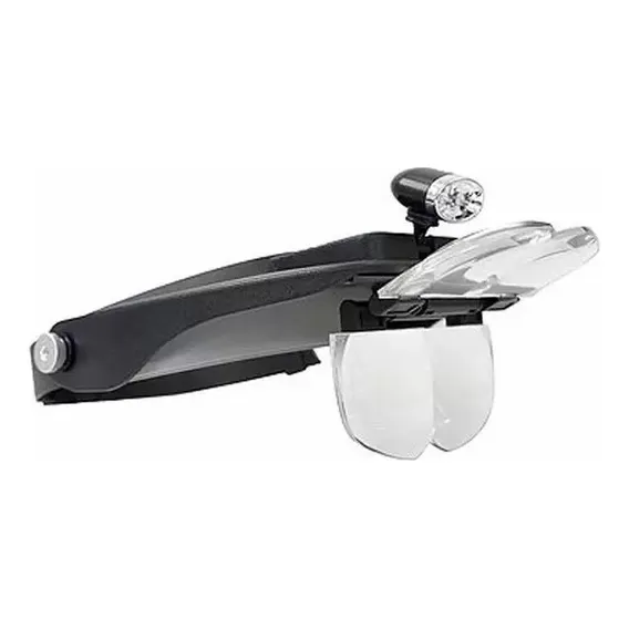 Lupa Cabeça Led Profissional 4 Lentes Solver Slc-1009 Foto 1