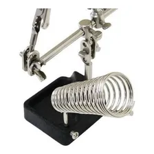 Lupa Com Garras E Suporte Ferro Solda Articulável Eda 0ad Foto mini 3