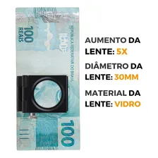 Lupa conta-fios aumento 5X metal led Solver SLF-130M Foto mini 2