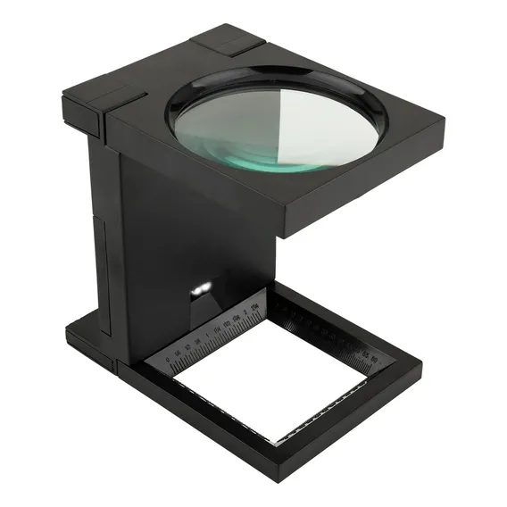 Lupa conta fios led Solver SLF-190 2x 90mm dobrável Foto 1
