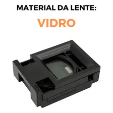 Lupa conta fios led Solver SLF-190 2x 90mm dobrável Foto mini 3