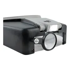 Lupa De Cabeça Pala - 2 Leds + 3 Lentes + Ajuste Luz Focada Foto mini  2