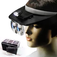 Lupa De Cabeça Pala Profissional 2 Leds 4 Lentes Articuladas Foto mini 1
