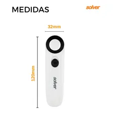 Lupa De Mão Led Solver Slp-181 Foto mini 4