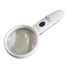 Lupa De Mão Profissional 2 Led Recarregável 6.5x E 13x Foto mini 4