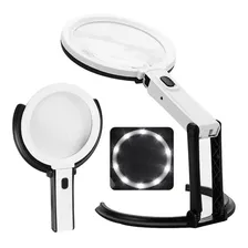 Lupa De Mesa Ou Bancada Com 10 Leds E Lente 120mm Bi-volt Foto mini 1