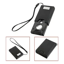 Lupa Joalheiro Lente 21mm 30x 45x 60x Luz Led Uv Foto mini 4