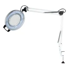 Lupa Luminária Alumínio Led Apoio Mesa Estek Odonto Estética Foto mini 3