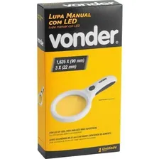 Lupa Manual Com Led Vonder A Pilha Zoom 5x Foto mini 3