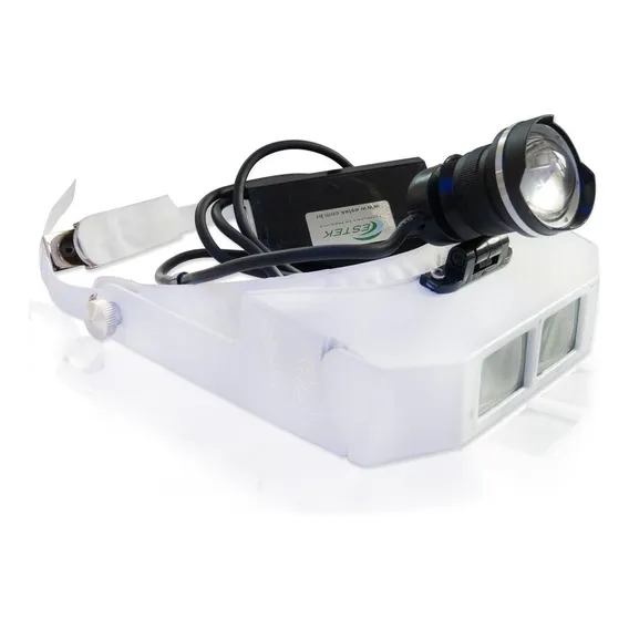 Lupa Pala Fotoforo Power Led Bateria Jogo De Lentes Estek Foto 1