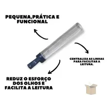 Lupa Régua De Aumento 3x Leitura Mapa Desenho Idoso Foto mini 3