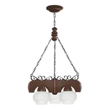 Lustre Canga Luminária Envelhecida 3 Lâmpadas Muller 403e 110v/220v Foto mini 1