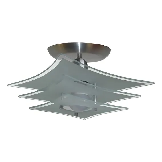 Lustre Com 3 Vidros Para Sala Quarto Cozinha Banheiro Fosco Cor Japonês Branco 110V/220V Foto 1