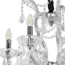 Lustre Cristal K9 Metal Cromado Florenca Foto mini 4