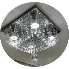 Lustre Cristal LegĂtimo 30x30cm Vai Montado Cor Branco 110v/220v Foto mini 1