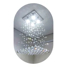 Lustre Em Cristal Legítimo 30x30 X 80cm Altura Com 110v/220v Foto mini 1