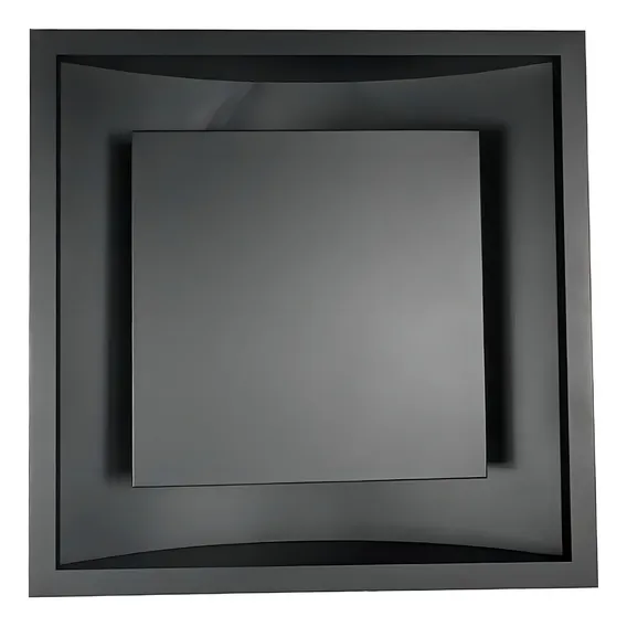 Lustre Embutir Iluminação Decorativa Indireta 45x45 Cor Preto Foto 1