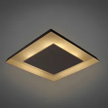 Lustre Embutir Quadrado Iluminação Decorativa Indireta 45x45 Cor Branco Voltagem 110v/220v (bivolt) Foto mini 4