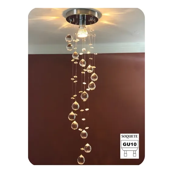 Lustre Espiral Redondo 110v/220v Foto 1