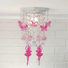 Lustre Infantil Menina Cristal Acrílico Brilho Alto Foto mini  2